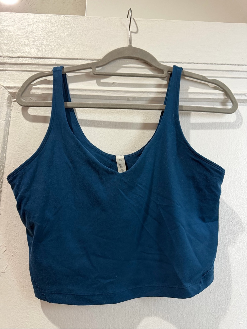 Lululemon Align Tank Cropped Teal Blue